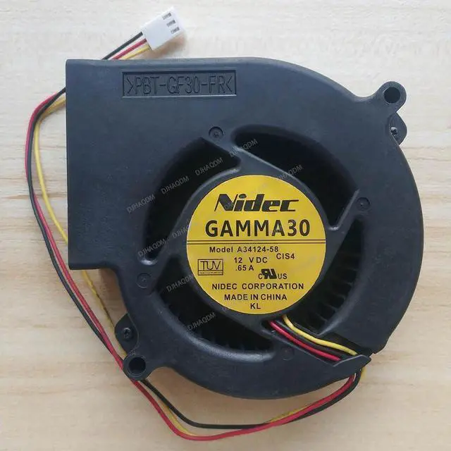 Main image of Compatible for Nidec A34124-58 12V 0.65A 9733 3-Wire Cooling Fan