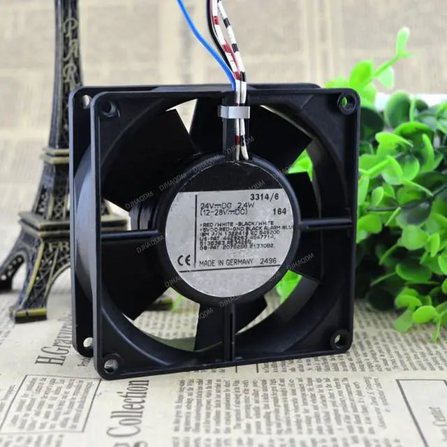 Alt view image 2 of 5 - Compatible for MULTIFAN 3314/6 24V 2.4W 9cm 9032 3-Wire Cooling Fan