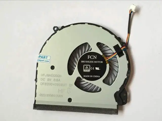Alt view image 3 of 5 - 4-Wire CPU Cooling Fan Replacement for HP Pavilion 17-X /17-Y /17-AK /17-BS Series, OEM PN 926724-001 /856681-001 /856682-001
