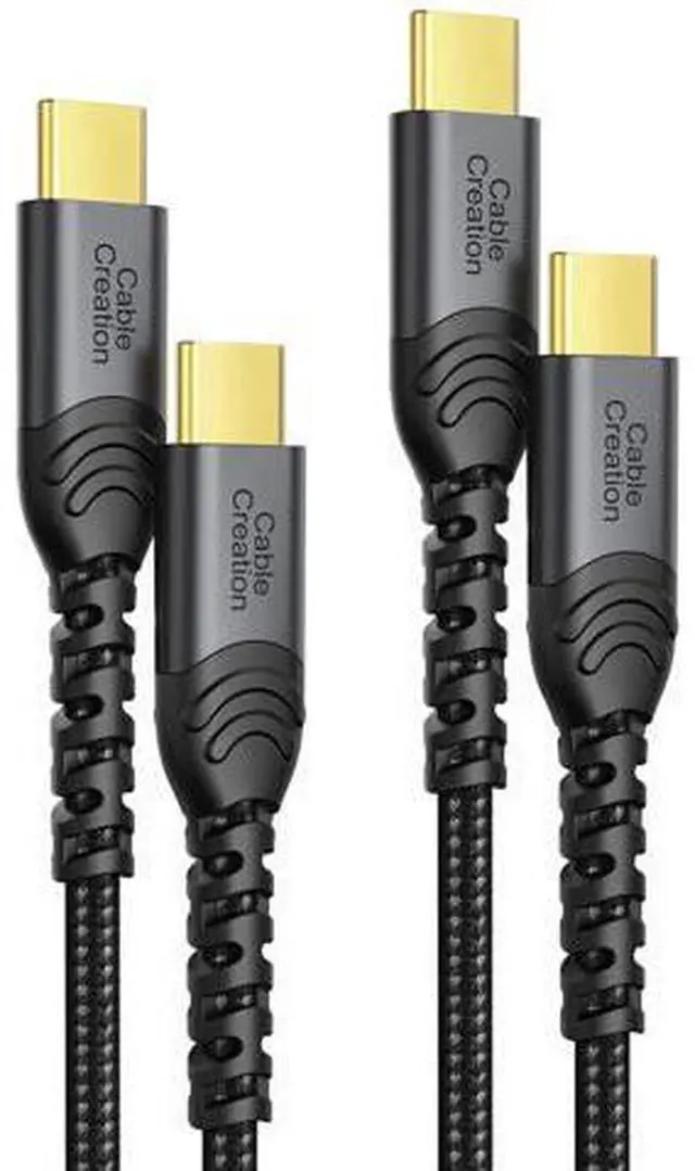 Main image of 2 Pack 6.6FT USB C to C Cable, 60W Fast Charging Double Braided Cord for iPhone 15/16, iPad, Galaxy, Power Bank