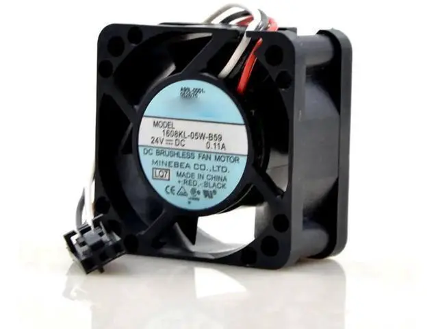 Alt view image 2 of 5 - 1608KL-05W-B59 4020 Cooling Fan, DC24V 0.11A for FANUC System