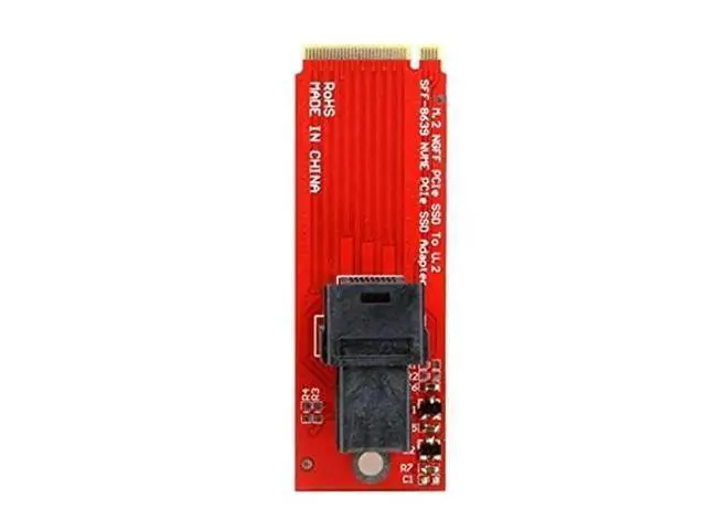 Alt view image 3 of 6 - M.2 NVMe M-Key to SFF-8643 Mini SAS HD Adapter Kit, SFF-8643 to SFF-8639 U.2 NVMe Converter for Intel SSD 750 P3600 P3700 2.5 U.2 PCIe SSD