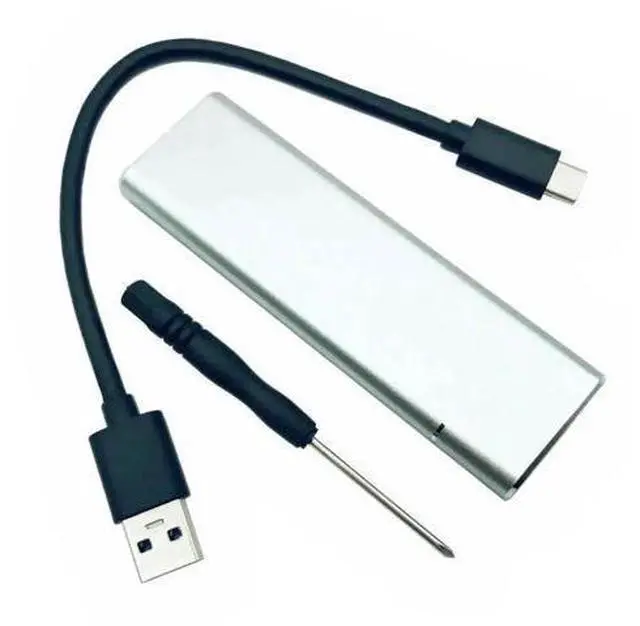 Main image of USB 3.1 Gen1 to M.2 NGFF SATA SSD Enclosure, Portable External M.2 SATA Hard Drive Case Adapter, Supports 2230/2242/2260/2280 Size M.2 SATA Drives