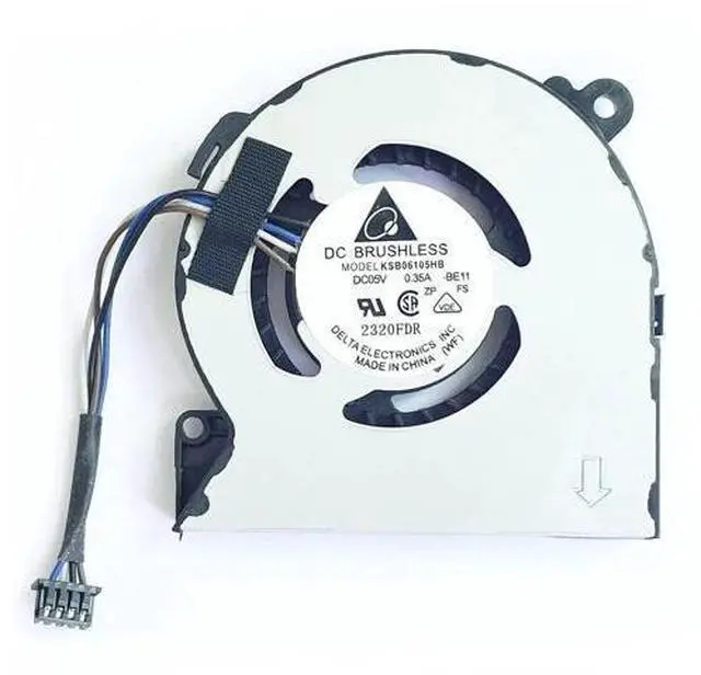 Main image of 4PIN CPU Cooling Fan Replacement for HP Elitebook 720 G1/G2 820 G1/G2, 6033B0033301 KSB0405HBA02 DFS401505M10T 780895-001 730547-001