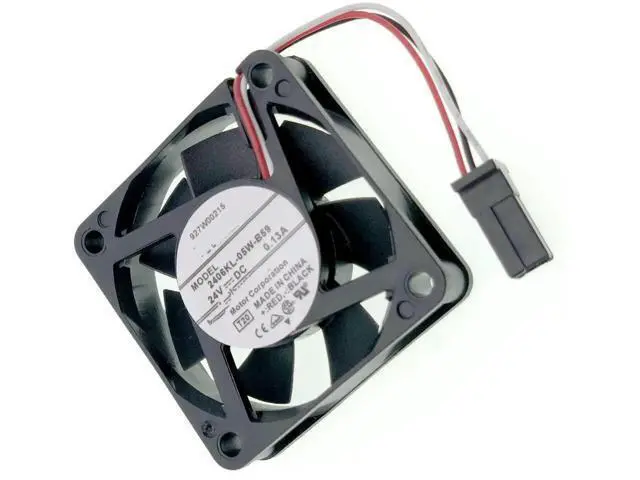 Alt view image 3 of 6 - 60x60x15mm System Cooling Fan for Fanuc 2406KL-05W-B59, DC24V 0.13A 3.12W 4600RPM 3-Wire