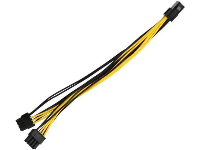 Alt view image 3 of 4 - 10 Pack 260mm PCIe 8Pin Female to 8Pin(6+2) Male GPU Power Extension Cables for Graphics Card Mining Motherboard
