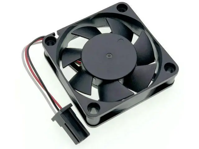 Alt view image 5 of 6 - 60x60x15mm System Cooling Fan for Fanuc 2406KL-05W-B59, DC24V 0.13A 3.12W 4600RPM 3-Wire
