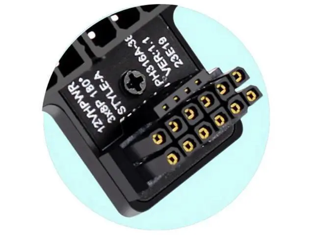 Alt view image 3 of 6 - 90° Downward Angled 12VHPWR 16Pin to Triple ATX 8Pin Power Adapter, ATX3.0 PCIe5.0 for RTX 4080 / 5090Ti GPU