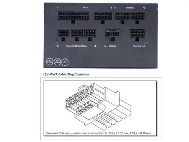 Alt view image 6 of 6 - 90° Downward Angled 12VHPWR 16Pin to Triple ATX 8Pin Power Adapter, ATX3.0 PCIe5.0 for RTX 4080 / 5090Ti GPU