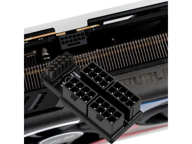 Alt view image 5 of 7 - 90° Up-Angled 12VHPWR 16Pin to 4×ATX 8Pin Modular Power Adapter, ATX3.0 PCIe5.0 for RTX 4080/4090/5090Ti