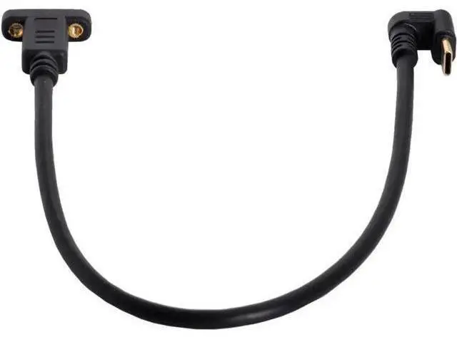 Main image of 30cm 180° U-Shape USB-C Extension Cable, USB 3.1 Male to Female Back Angled Data Cord