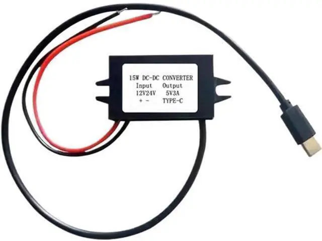 Main image of 12V 24V to 5V 3A 15W DC-DC Step Down Converter Type-C Power Module for Mobile Phones