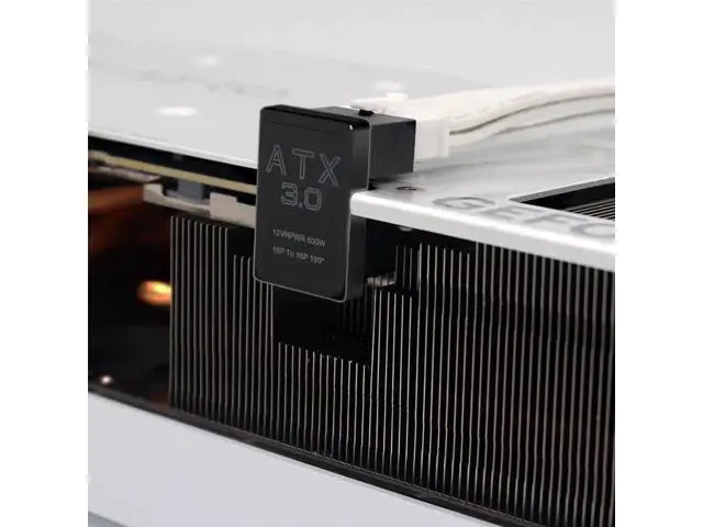 Alt view image 5 of 7 - U-Shaped Back Bend 12VHPWR Power Adapter, ATX3.0 PCIe 5.0 12+4Pin to 16Pin Up Angled Connector, Compatible with RTX 4080, 5090Ti Graphics Cards