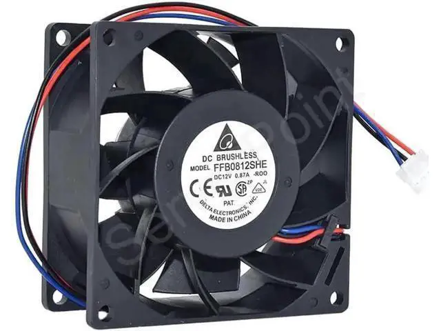 Alt view image 2 of 2 - 12V 0.87A 3-Pin Cooling Fan FFB0812SHE-ROO Compatible with 8038 UPS System