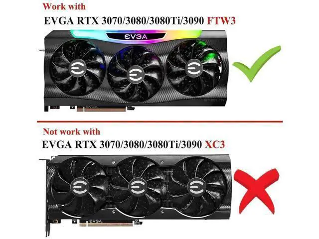 Alt view image 4 of 7 - 87MM PLD09220S12H GPU Cooling Fan, 4-Pin PWM Replacement for EVGA GeForce RTX 3070 3080 Ti 3090 FTW3 Ultra Gaming