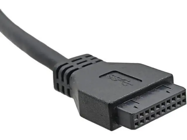Alt view image 4 of 5 - 5.25 Inch PC Front Panel 6-Port USB Hub, 4 USB3.0 + 2 USB2.0 with 2.6FT Internal Cable for Desktop Motherboard Header Connection