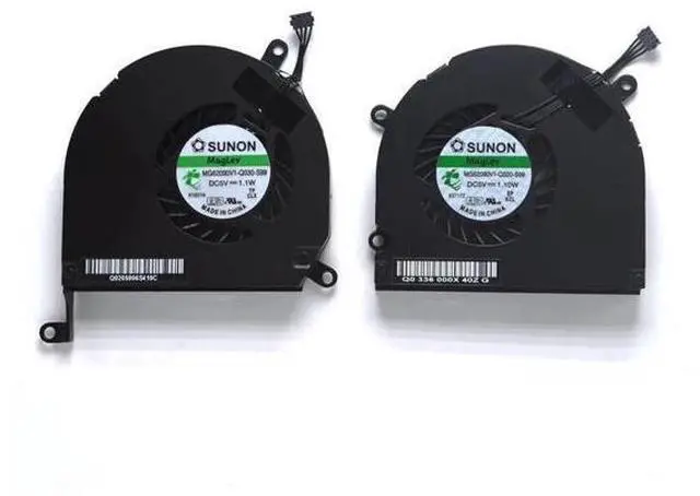Main image of A1286 Left+Right CPU Cooling Fan for MacBook Pro 15" 2008-2012