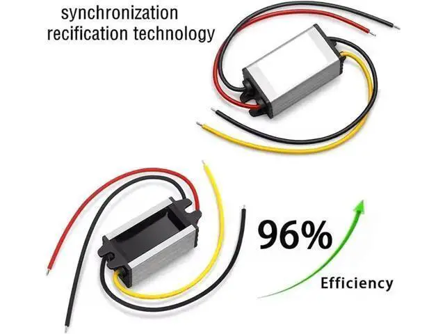 Alt view image 4 of 6 - 24V to 12V Step Down Converter 5A 60W DC-DC Reducer, 15-35V Input Power Regulator for Car Truck Boat Solar System