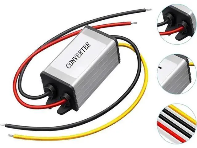 Alt view image 6 of 6 - 24V to 12V Step Down Converter 5A 60W DC-DC Reducer, 15-35V Input Power Regulator for Car Truck Boat Solar System