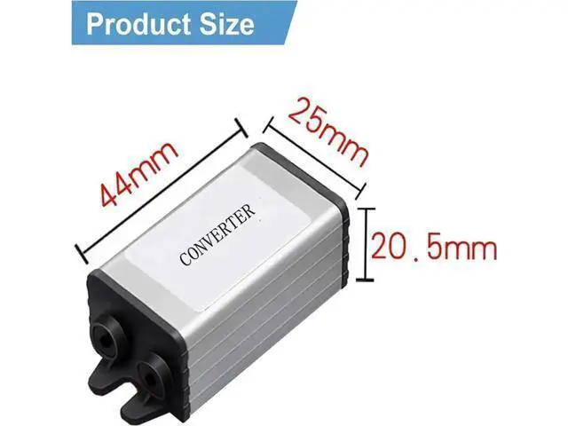 Alt view image 5 of 6 - 24V to 12V Step Down Converter 5A 60W DC-DC Reducer, 15-35V Input Power Regulator for Car Truck Boat Solar System