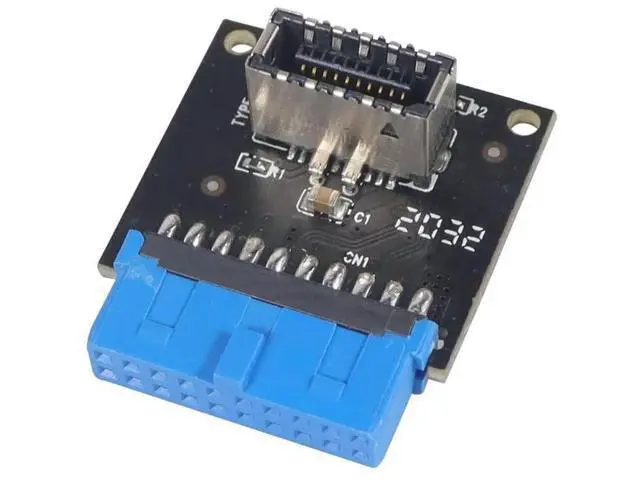 Alt view image 5 of 6 - 2 Pcs USB 3.1 Type-E to 20Pin USB 3.0 Header Extension Cable Adapter for Motherboard Front Panel
