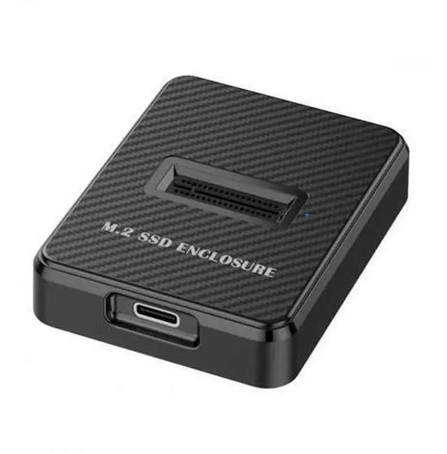 Main image of USB 3.0 Type-C to M.2 NVMe SATA SSD Enclosure, Vertical PCBA Case M-Key NGFF Docking Box with RTL9210B Chip