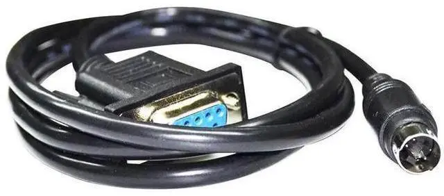 Main image of 3M DB9 Female to Mini DIN 4Pin MD4 RS232 Serial Communication Cable, Dedicated for Estun ESV Touchscreen Connecting to Estun EP PLC