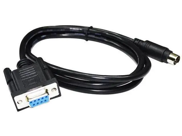 Alt view image 5 of 6 - 3M DB9 Female to Mini DIN 4Pin MD4 RS232 Serial Communication Cable, Dedicated for Estun ESV Touchscreen Connecting to Estun EP PLC