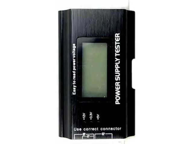 Alt view image 2 of 4 - Digital LCD ATX Power Supply Tester, 20/24 Pin PSU Checker for SATA HDD ATX BTX Power Measurement