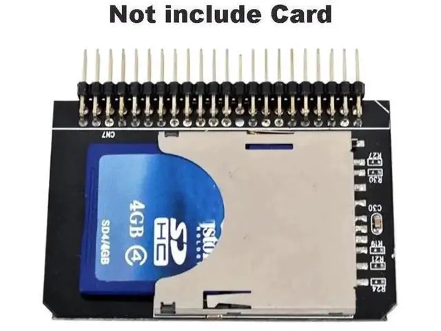 Alt view image 3 of 3 - SD to 44Pin IDE Adapter Card, SDHC SDXC Memory Card to 2.5" Laptop IDE 44Pin Male Converter