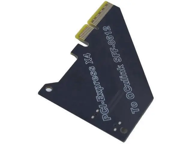 Alt view image 5 of 5 - PCIe 4.0 x4 to OCuLink SFF-8612 External Adapter Card, eGPU Dock Expansion Card for Mini PC