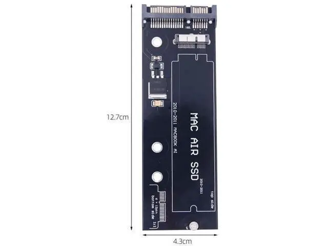 Alt view image 3 of 7 - USB 3.0 to SATA 22Pin & 12+6Pin SSD Adapter, PCB Converter for 2010-2011 MacBook Air A1369 A1370