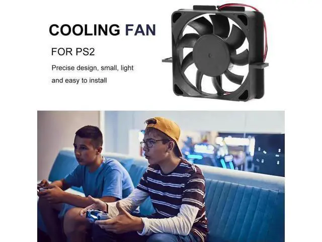 Alt view image 3 of 3 - DC7V 0.21A Internal Cooling Fan, Replacement Heat Dissipation Spare Part, Easy to Install for PS2 Console