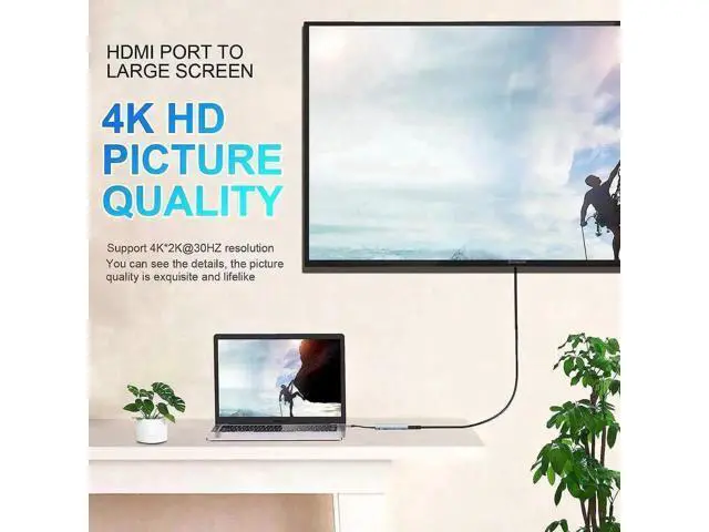Alt view image 3 of 7 - 11 in 1 USB C Hub Multiport Docking Station, USB C Adapter with 4K HDMI, VGA, 100W Type C PD, USB3.0, Gigabit RJ45 Ethernet, SD/TF Card Reader, 3.5mm AUX, Compatible with MacBook Pro/Air & All USB C L