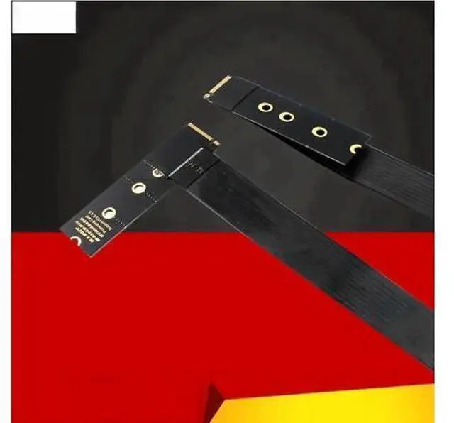 Main image of PCIe 4.0 Dual Protocol M.2 M-Key Riser Cable, NVMe & SATA M.2 Extension Adapter Fit 2230/2242/2260/2280 SSD