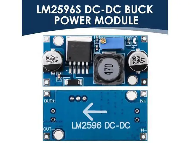 Alt view image 6 of 6 - 5 Pack Adjustable DC-DC Buck Step Down Converter, High Efficiency Voltage Regulator Module, 3A Max, 3V-40V Input 1.5V-35V Output for DIY Electronics