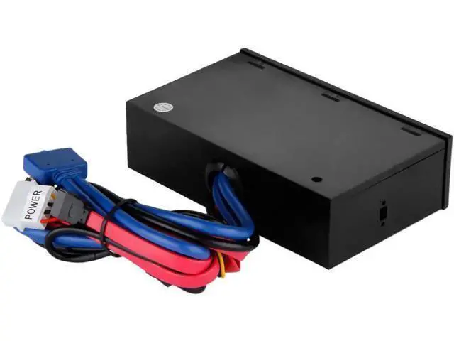 Alt view image 6 of 6 - 5.25 Inch Multifunction Media Dashboard Front Panel, Internal Card Reader with USB 2.0, USB 3.0 20Pin Header, e-SATA & SATA Ports for Desktop PC Case