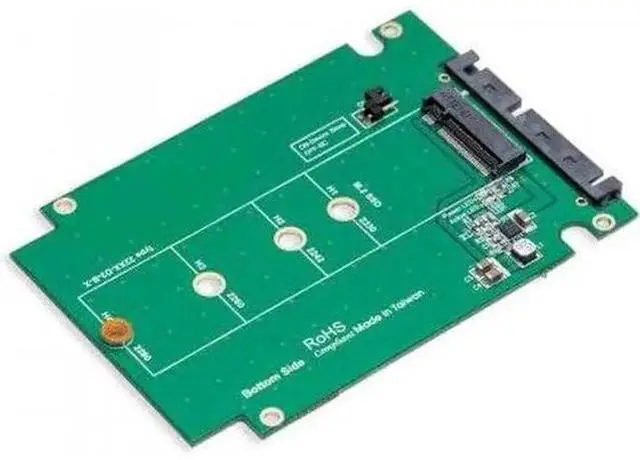 Main image of 2.5" SATA III to M.2 B-Key SATA SSD Aluminum Adapter Enclosure SY-ADA40092
