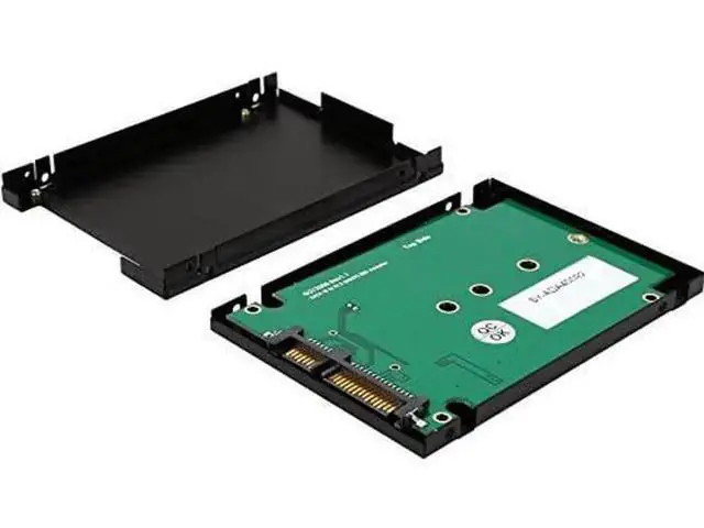 Alt view image 4 of 7 - 2.5" SATA III to M.2 B-Key SATA SSD Aluminum Adapter Enclosure SY-ADA40092