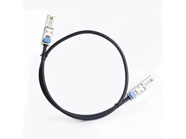 Alt view image 4 of 5 - 1M SFF-8088 Male to Male External Mini SAS Cable, 26Pin 6Gbps SAS 2.0 Shielded External Storage Wire for Server RAID Card, DAS Disk Array, External Hard Drive Enclosure & Data Center Storage Connectio