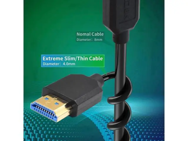 Alt view image 2 of 6 - 14FT Retractable Coiled Ultra High Speed HDMI 2.1 Cable, 48Gbps Supports 8K@60Hz 4K@240Hz HDR, Compatible with Atomos Ninja V Sony A7SIII Canon C300/C500 Ronin RS2 Monitor Capture Card PS5