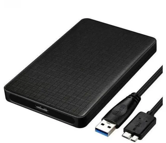 Main image of 2.5 Inch USB 3.0 SATA HDD Enclosure, Tool-Free External Drive Case Black, 5Gbps UASP Supported