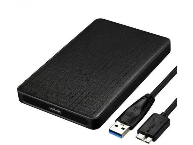 Alt view image 2 of 3 - 2.5 Inch USB 3.0 SATA HDD Enclosure, Tool-Free External Drive Case Black, 5Gbps UASP Supported