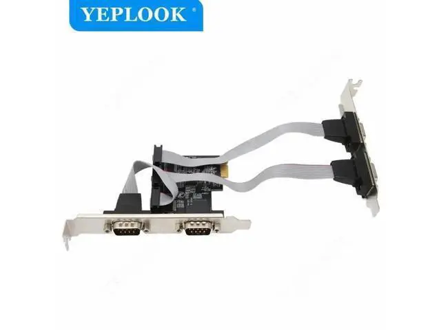 Alt view image 5 of 6 - PCIe x1 to 4-Port DB9 RS232 Serial COM Expansion Card, AX99100 ASIX Chipset Industrial I/O Adapter for Desktop PC