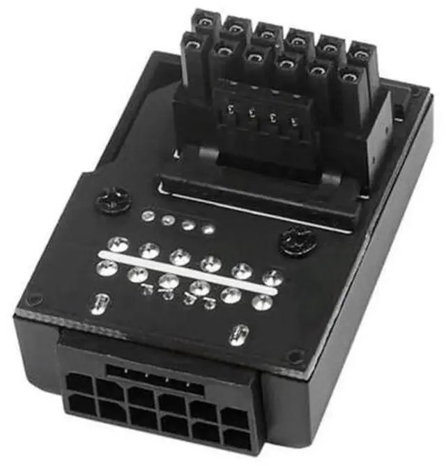 Main image of 12VHPWR ATX3.0 PCIe5.0 Modular Power Extension Adapter, 90 Degree Down Angled Male to Female 16Pin(12+4Pin) GPU Connector, Compatible with RTX 3080/3090 Ti PSU Graphics Card