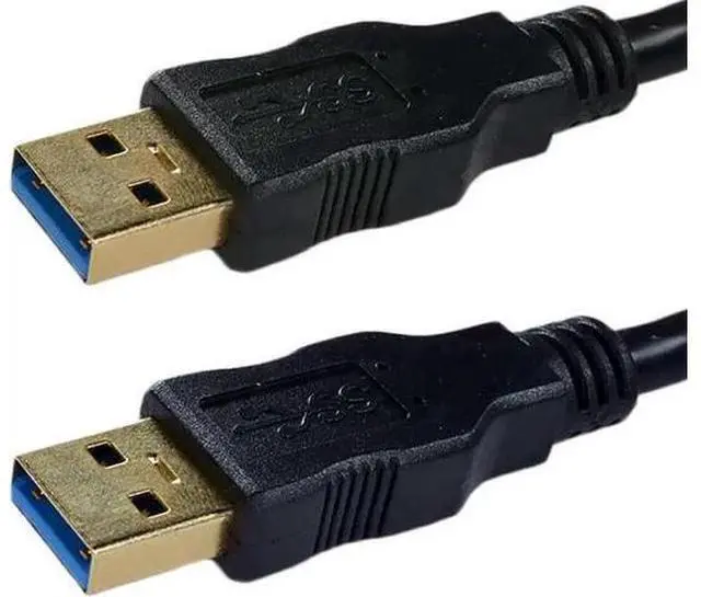 Main image of 15 Feet USB 3.0 Male A to Male A Cable, Gold-Plated Connector, 28AWG SuperSpeed Cord
