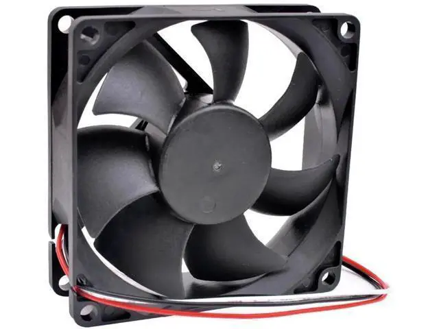 Alt view image 5 of 5 - DA08025B12UR 80x80x25mm DC12V 0.50A Double Ball High Airflow Cooling Fan for Chassis Server Inverter