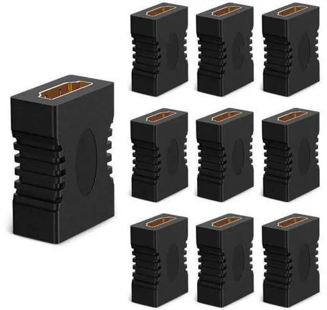 Main image of 10 Pack HDMI 2.1 Female to Female 8K HDMI Coupler, 8K@60Hz 4K@120Hz HDMI Extender Adapter Supports 3D HDR HDCP ARC for DVD Blu-ray TV Laptop PC Monitor