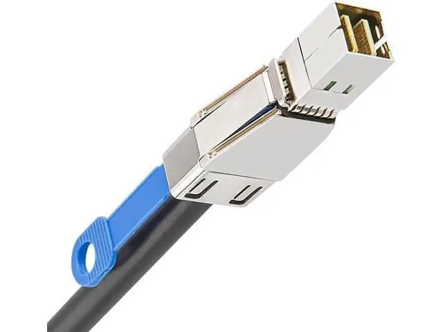 Alt view image 3 of 3 - 0.5M SFF-8644 HD Mini SAS to SFF-8087 36Pin Adapter Cable, 12Gbps External to Internal Mini SAS Converter Cable for Server Storage RAID