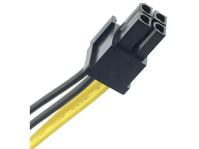 Alt view image 5 of 6 - 2-Pack ATX 20+4 Pin 24Pin Splitter Extension Cables, 18AWG 20CM Motherboard PSU Adapter Cords for BTC Mining Rig